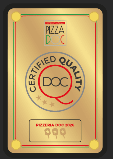 Pizzeria DOC 2026 — Certified Quality